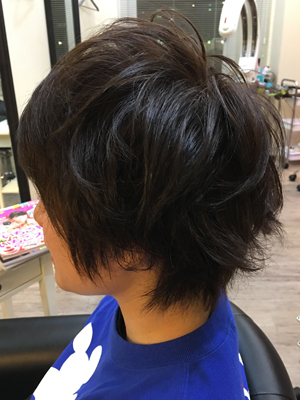 くせ毛風ショート